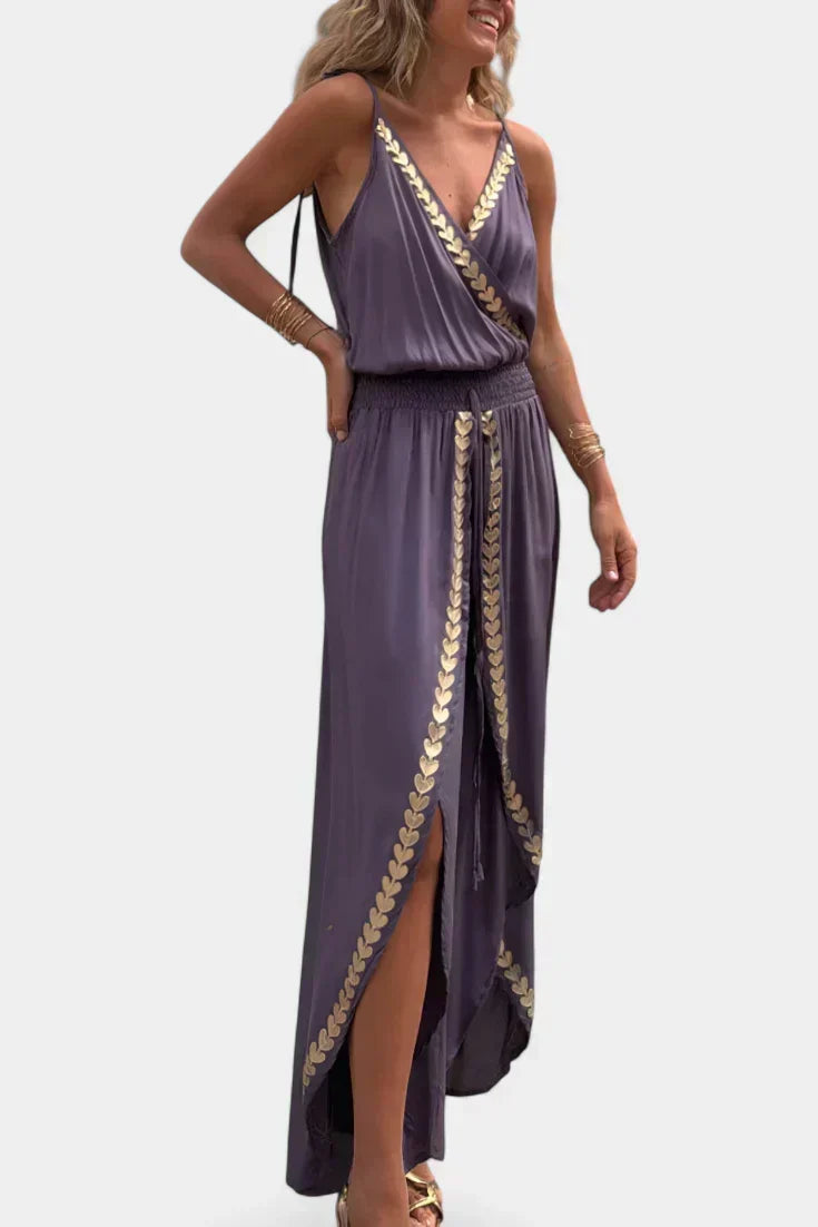 Bree - Dress Mono with Golden Details