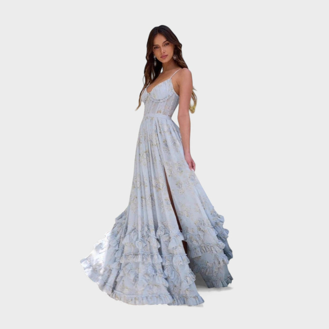 Gianna - Long Bohemian Dress with Slit