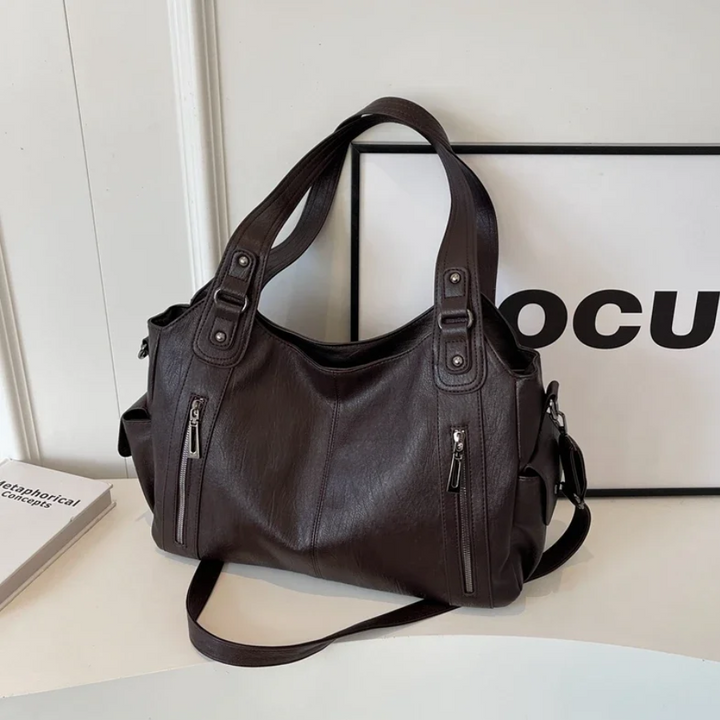 Willow - Dual Zipper Large Capacity Shoulder Bag