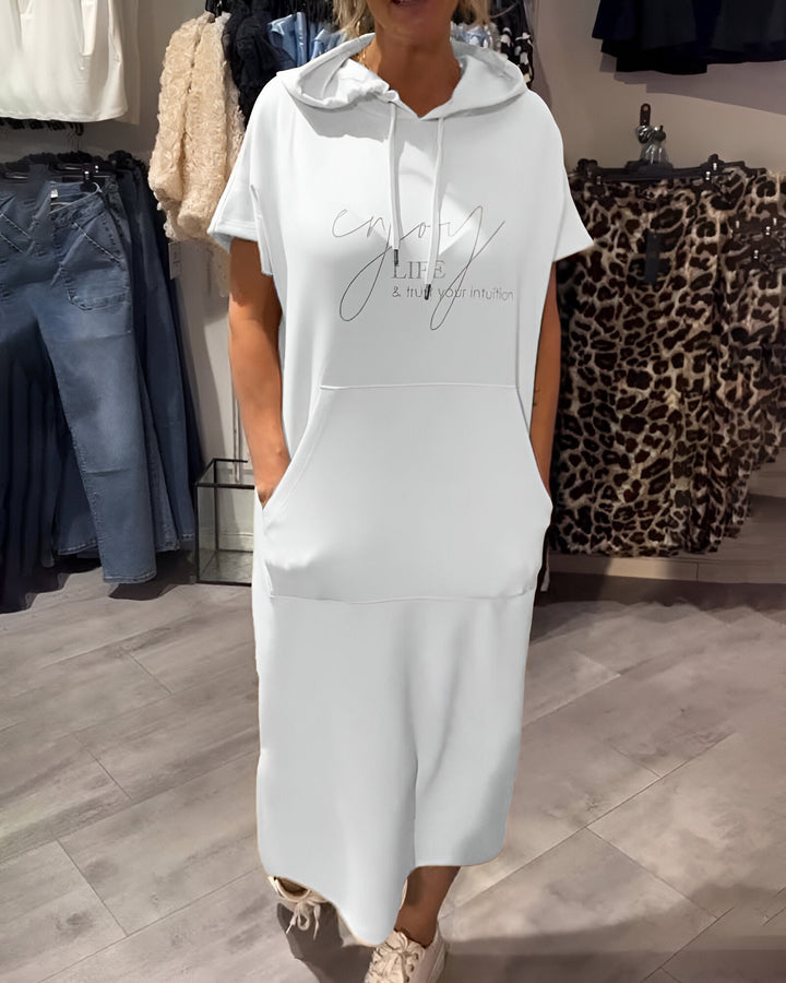 Gabriella - Casual Hoodie Dress