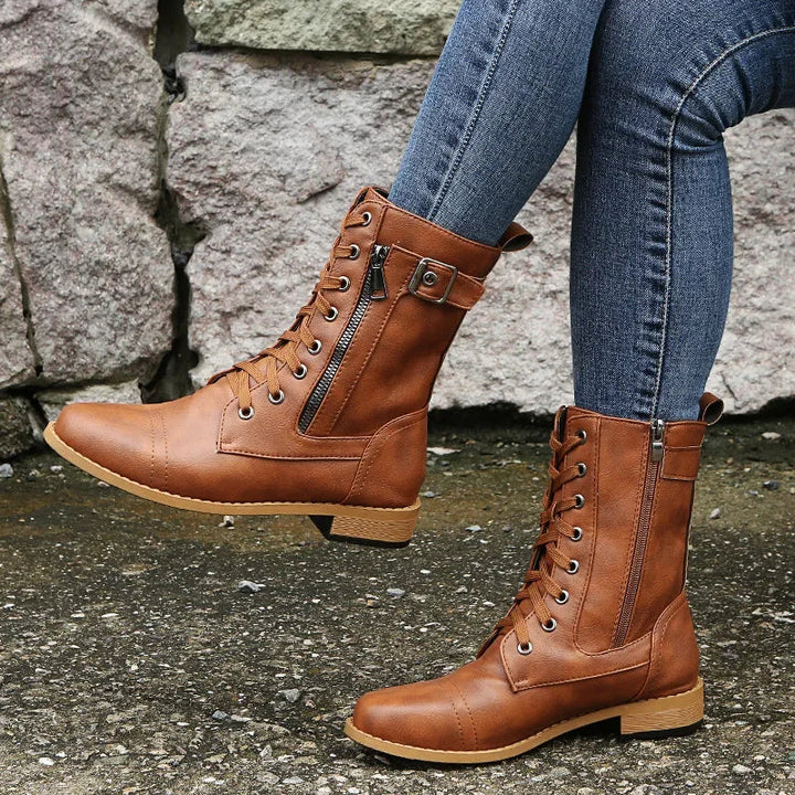 Aurora - Orthopedic Leather Boots