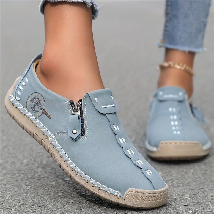 Rebecca - Comfort Sneakers with Zipper