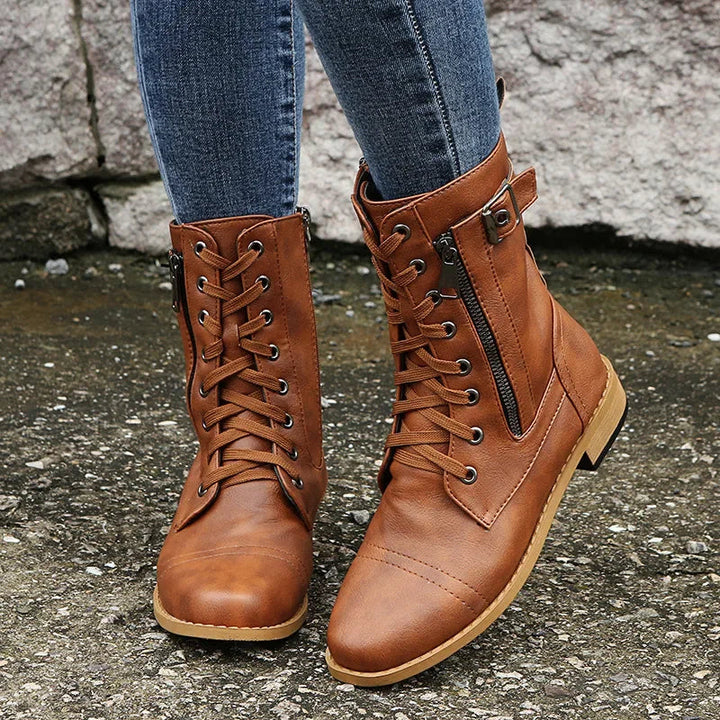 Aurora - Orthopedic Leather Boots