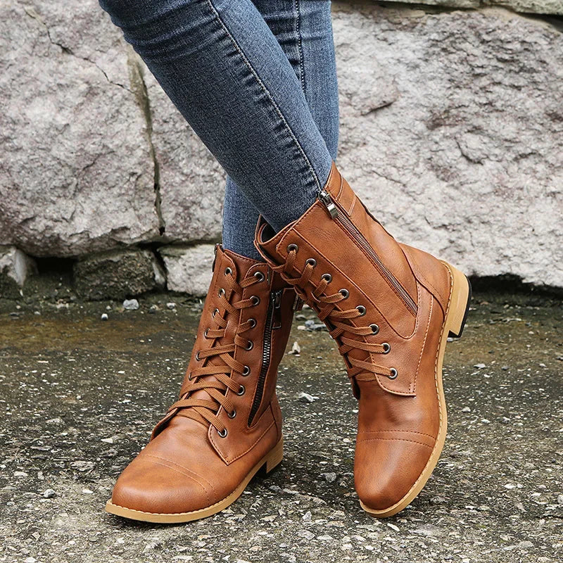Aurora - Orthopedic Leather Boots