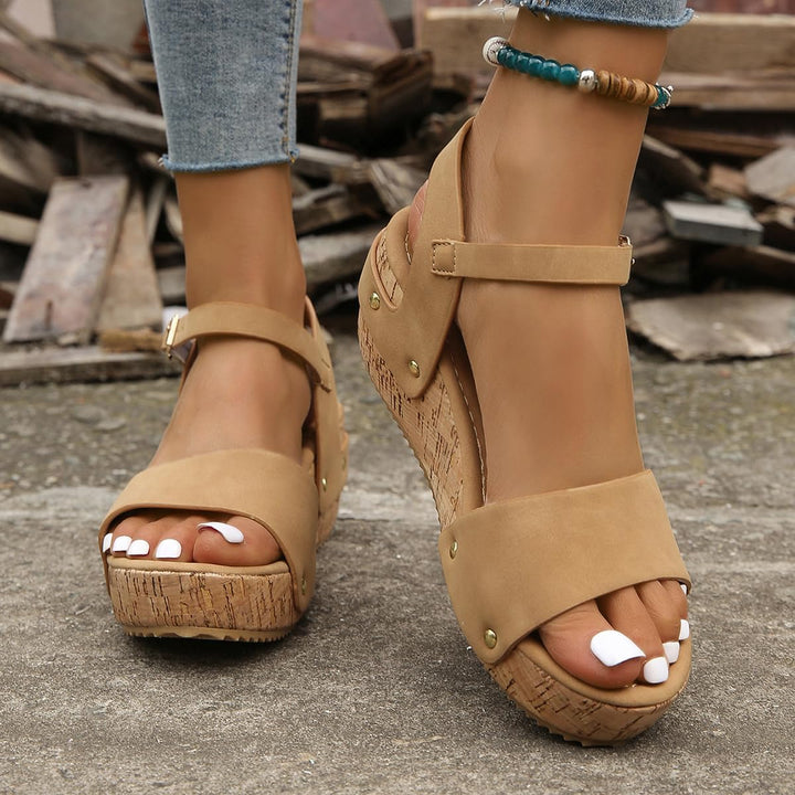 Brooklyn - Elegant Wedge Sandals