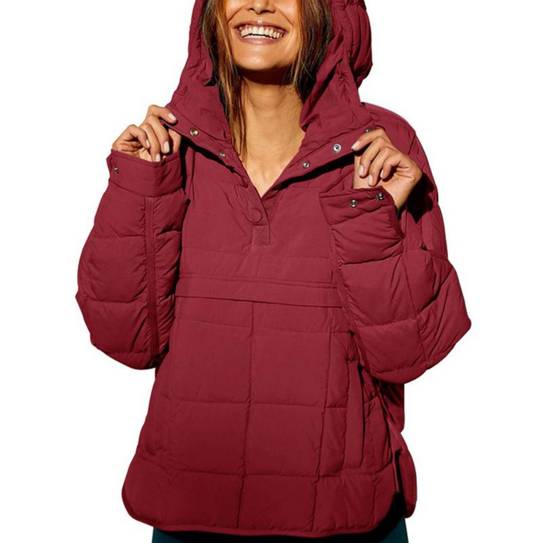 Chloe - Oversized Hooded Pullover Jacket