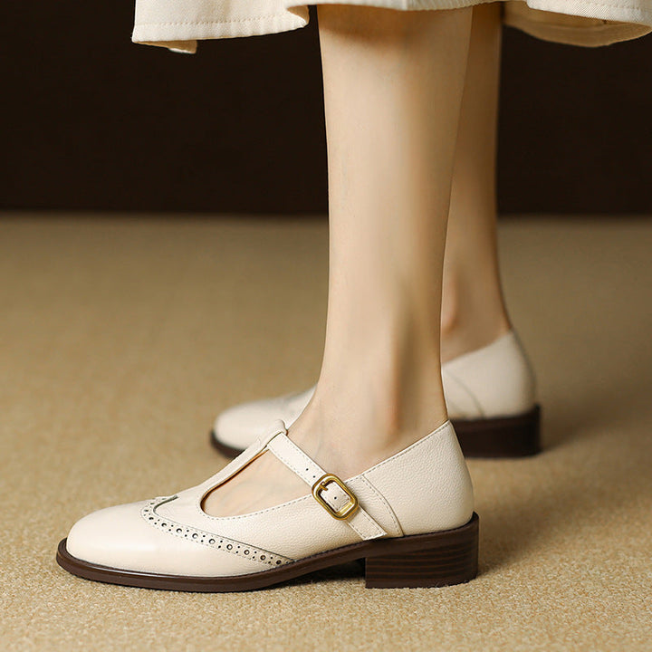 Amelie – Classic Women's Strap Shoes