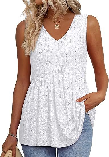 CECILIA - Effortless Flowy Sleeveless Tank Top