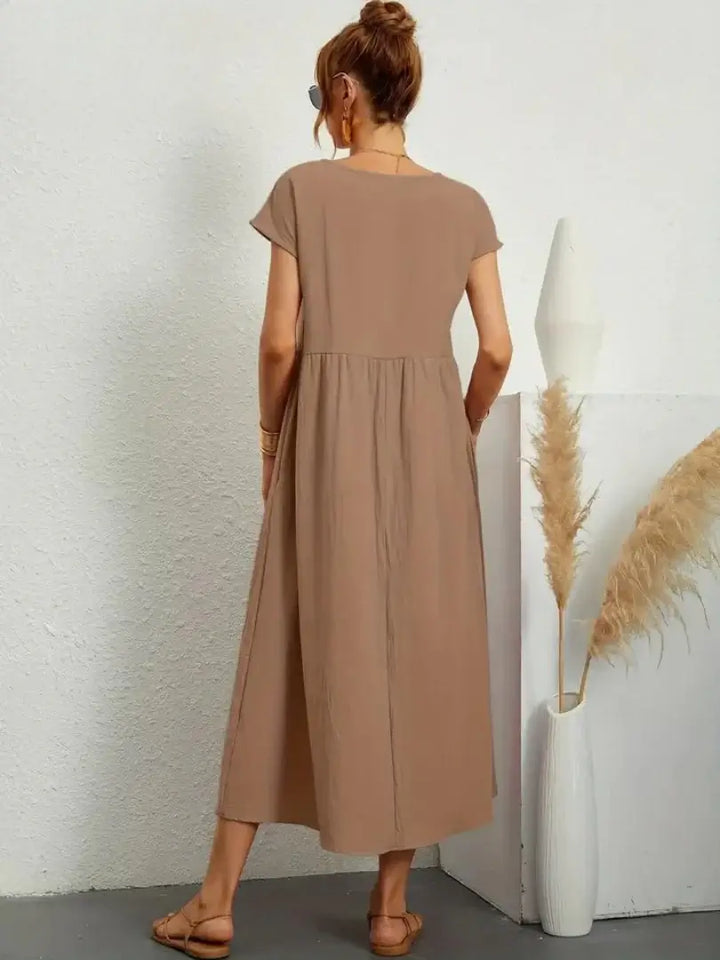 Hazel - Midi Dress with Pockets