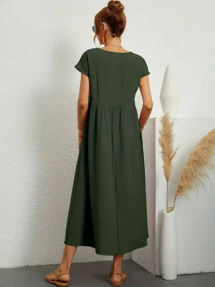 Hazel - Midi Dress with Pockets