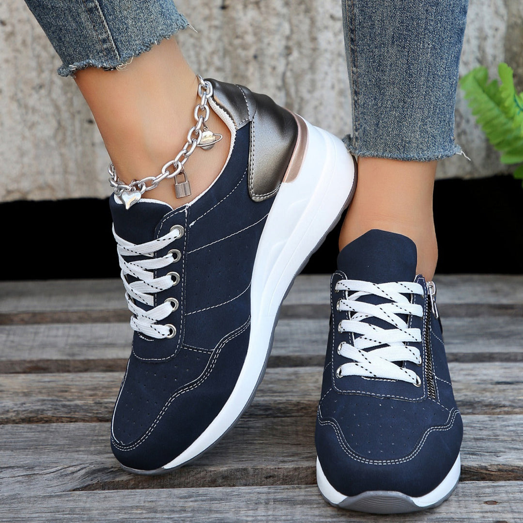 Adalynn - Zip-Up Orthopedic Sneakers