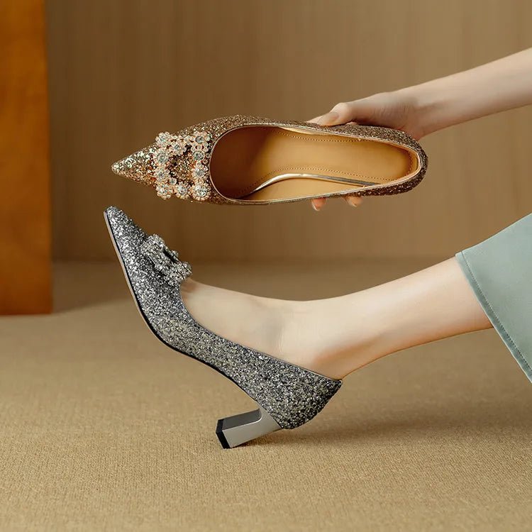Josephine Glitter Pumps