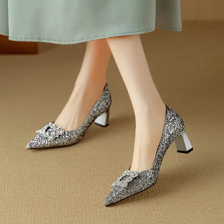 Josephine Glitter Pumps