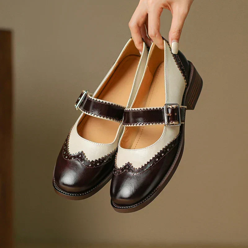 Robin Leather Mary Janes