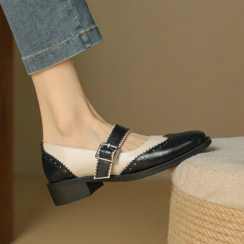 Robin Leather Mary Janes