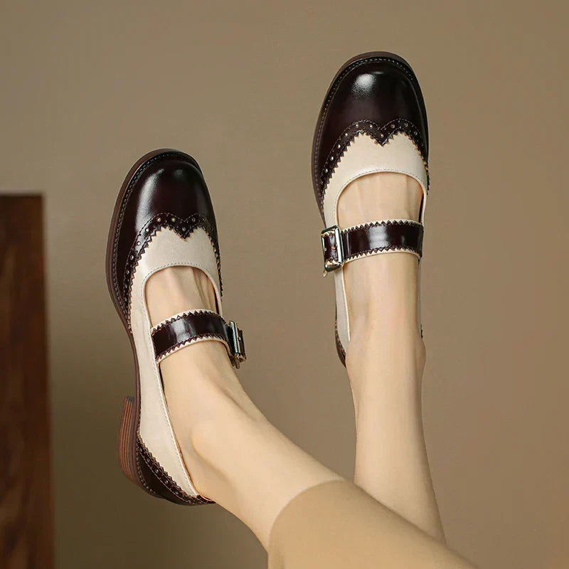 Robin Leather Mary Janes