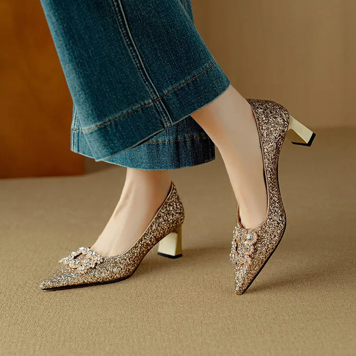 Josephine Glitter Pumps