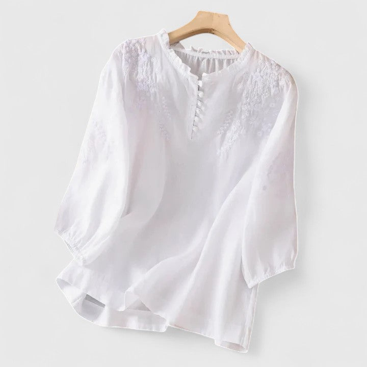 Adeline - Elegant Button-Front Blouse
