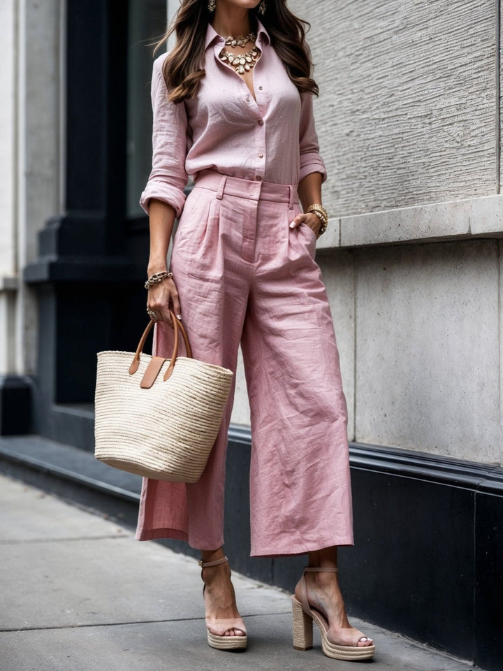 Holly - Casual Chic Look Pink