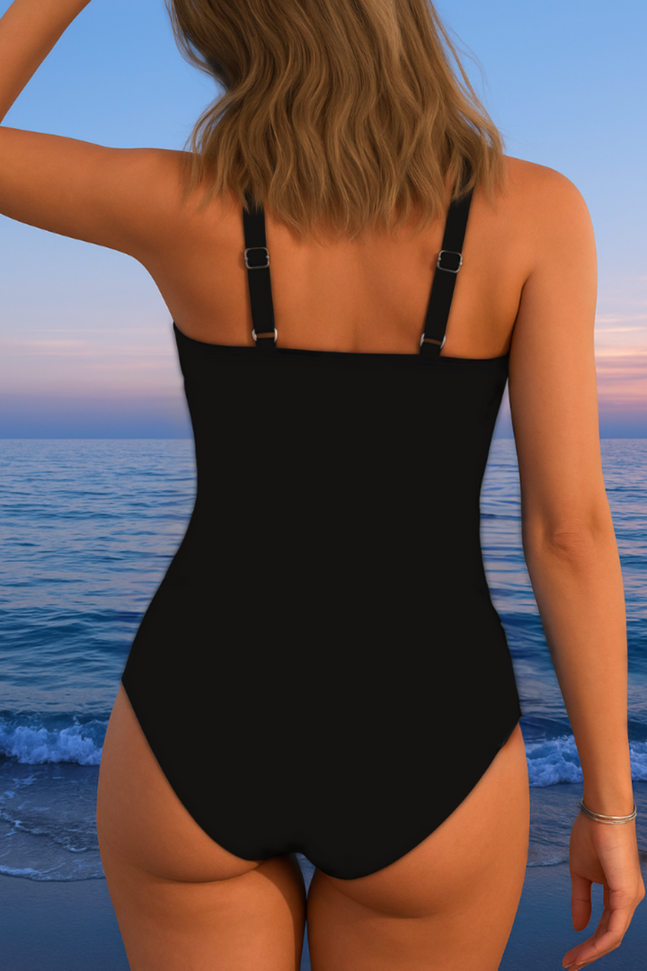 Naomi - Elegant swimsuit with colorful print