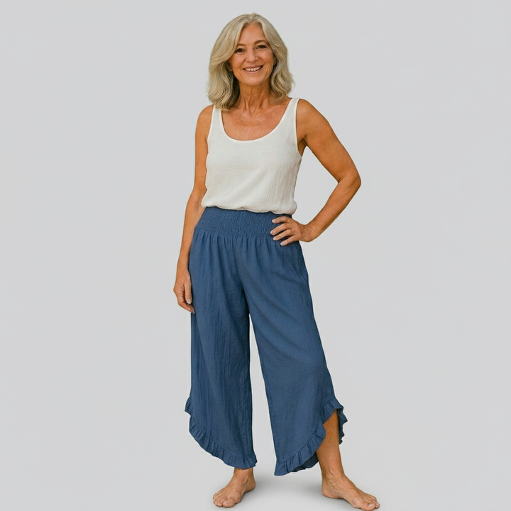 Josie - Cotton Linen Pants