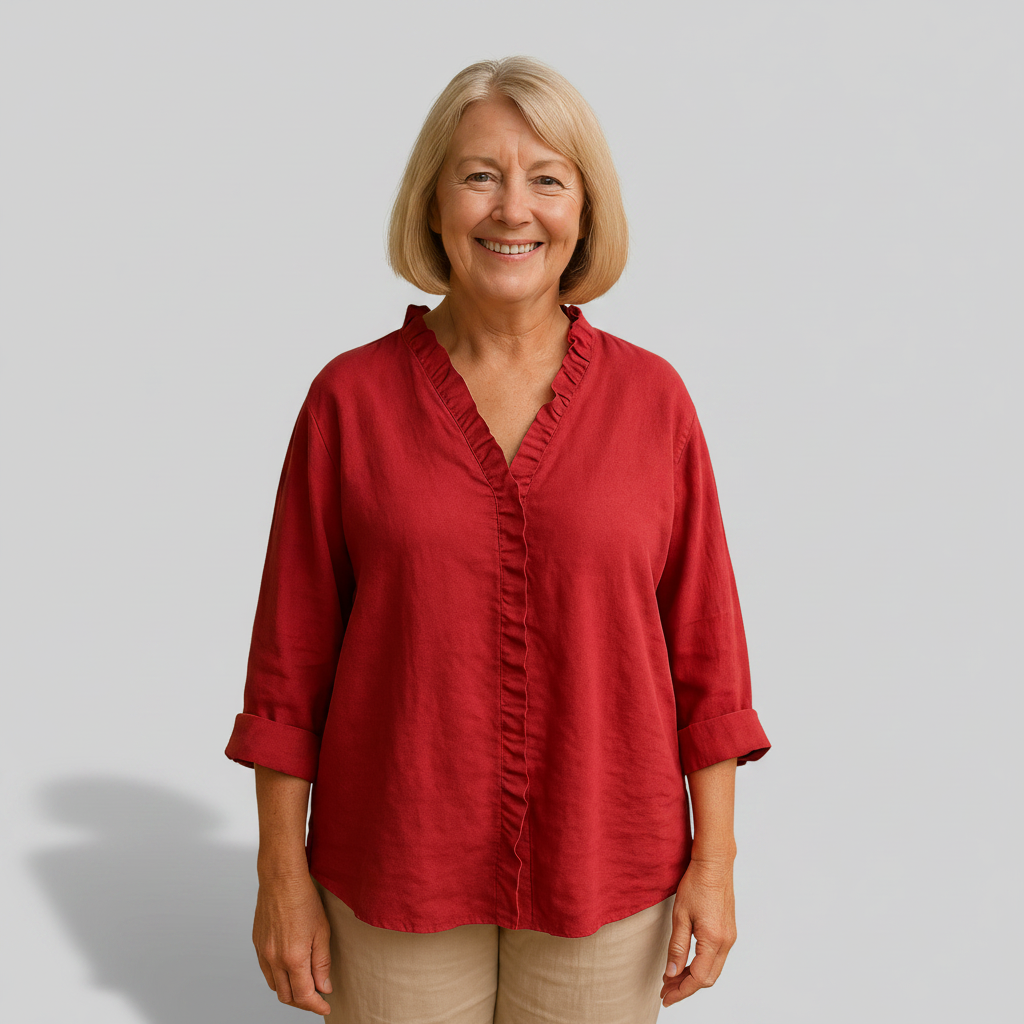 Samantha - Soft Ruffle Blouse