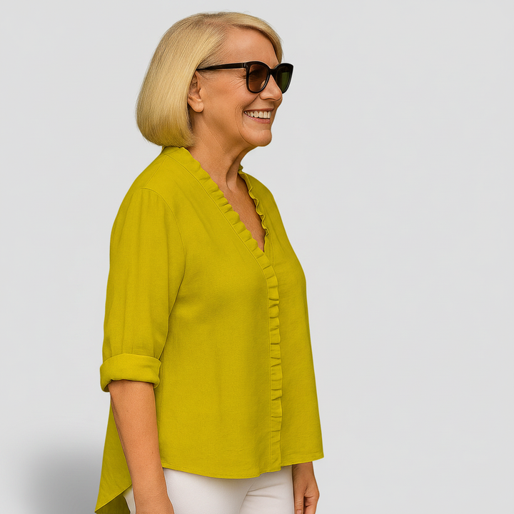 Samantha - Soft Ruffle Blouse