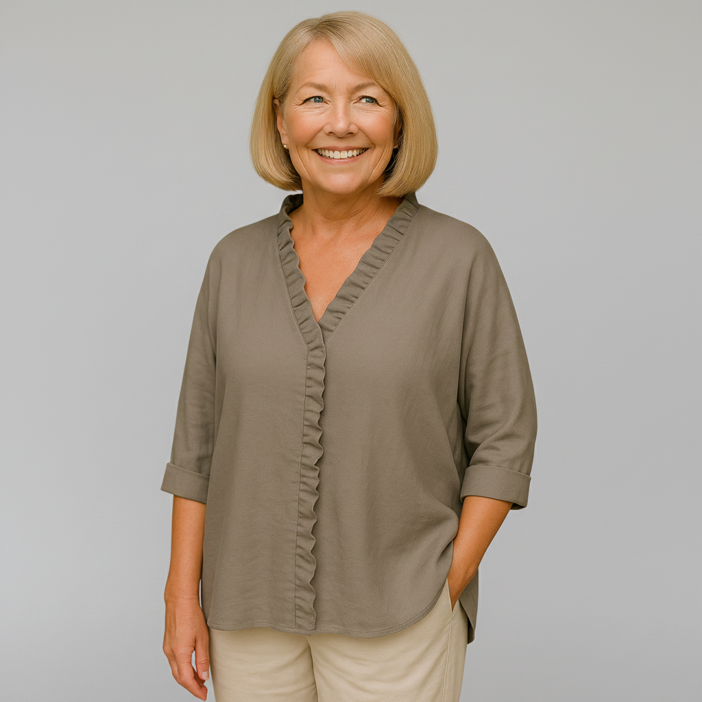 Samantha - Soft Ruffle Blouse