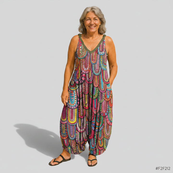 Bethany - Wide-Leg Flowy Jumpsuit
