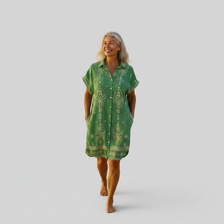 Charlotte - Cotton Linen Dress