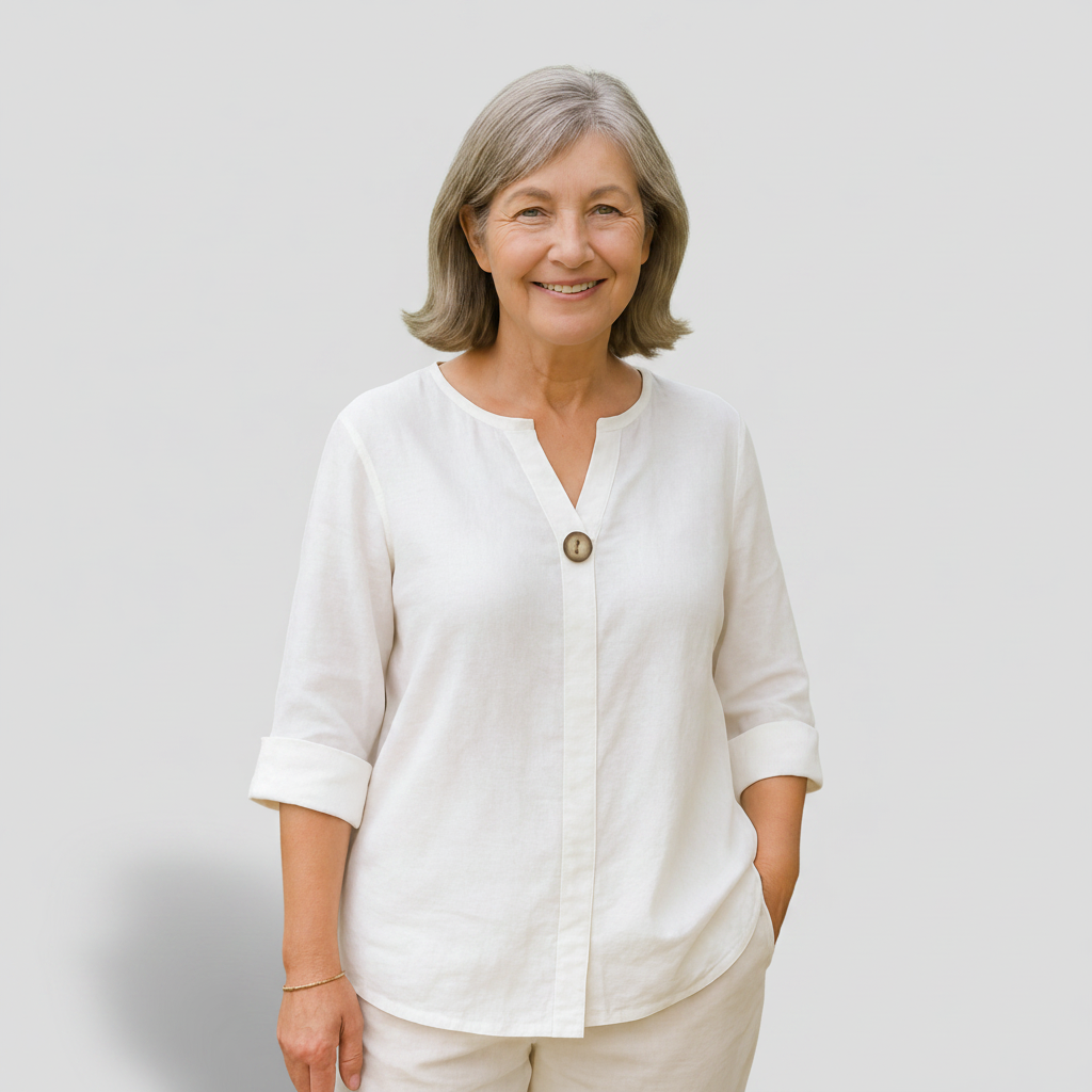 Sydney - Lightweight Draped Blouse