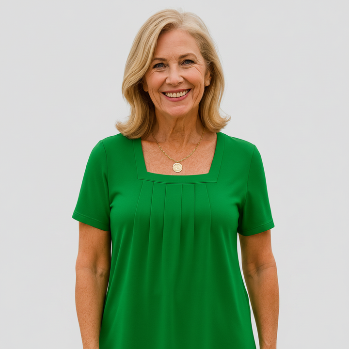 Savannah - Pleated Comfort Top