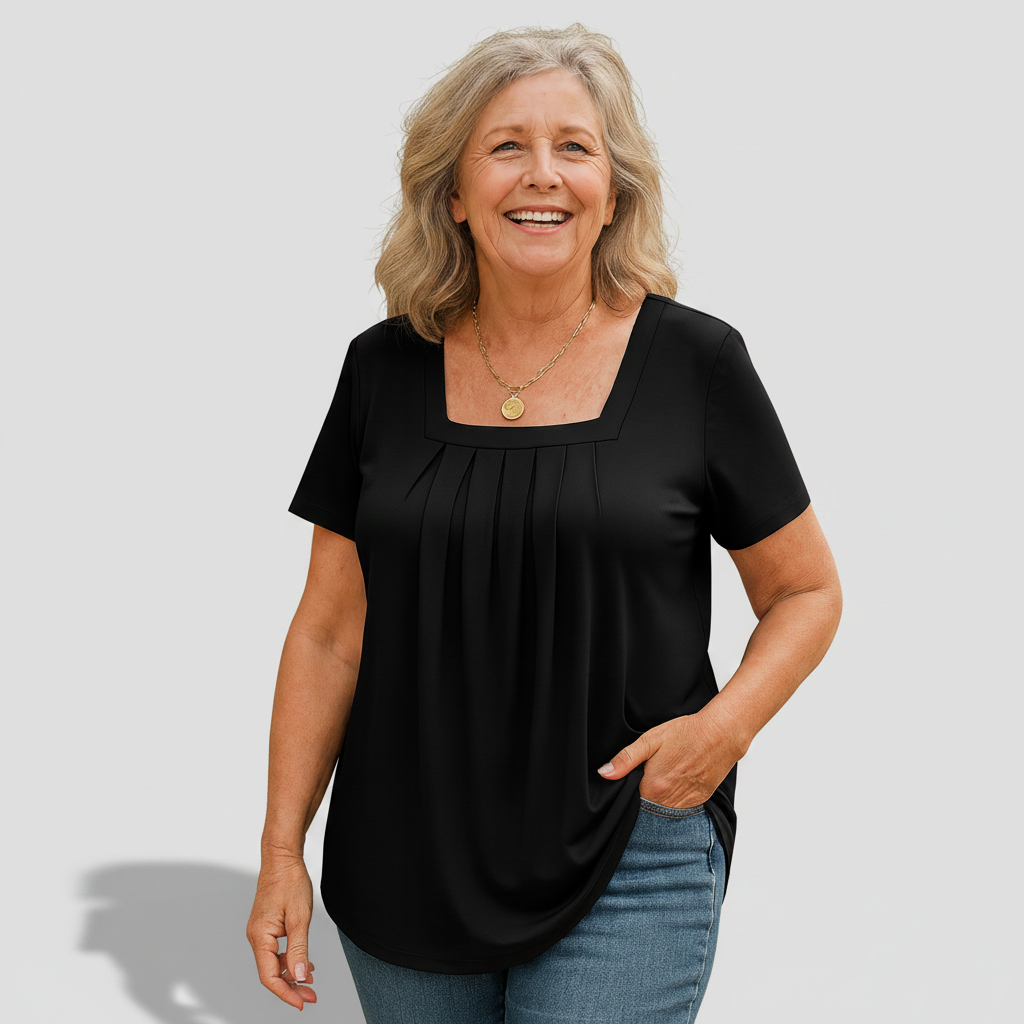 Savannah - Pleated Comfort Top