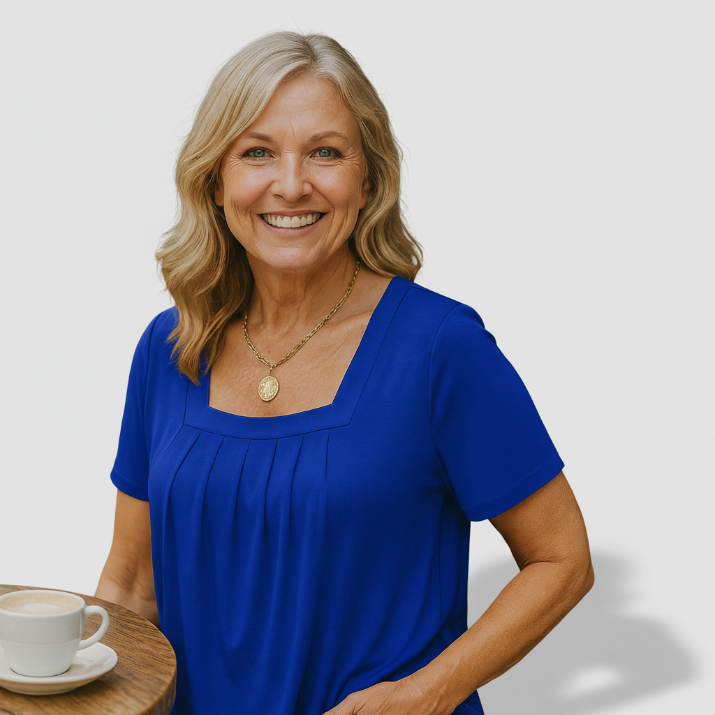 Savannah - Pleated Comfort Top