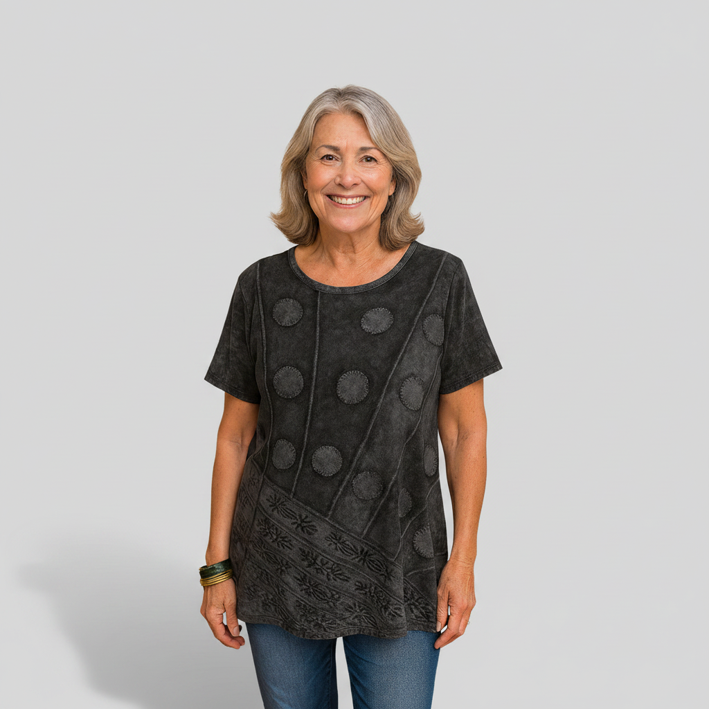 Nora - Boho Drape Top