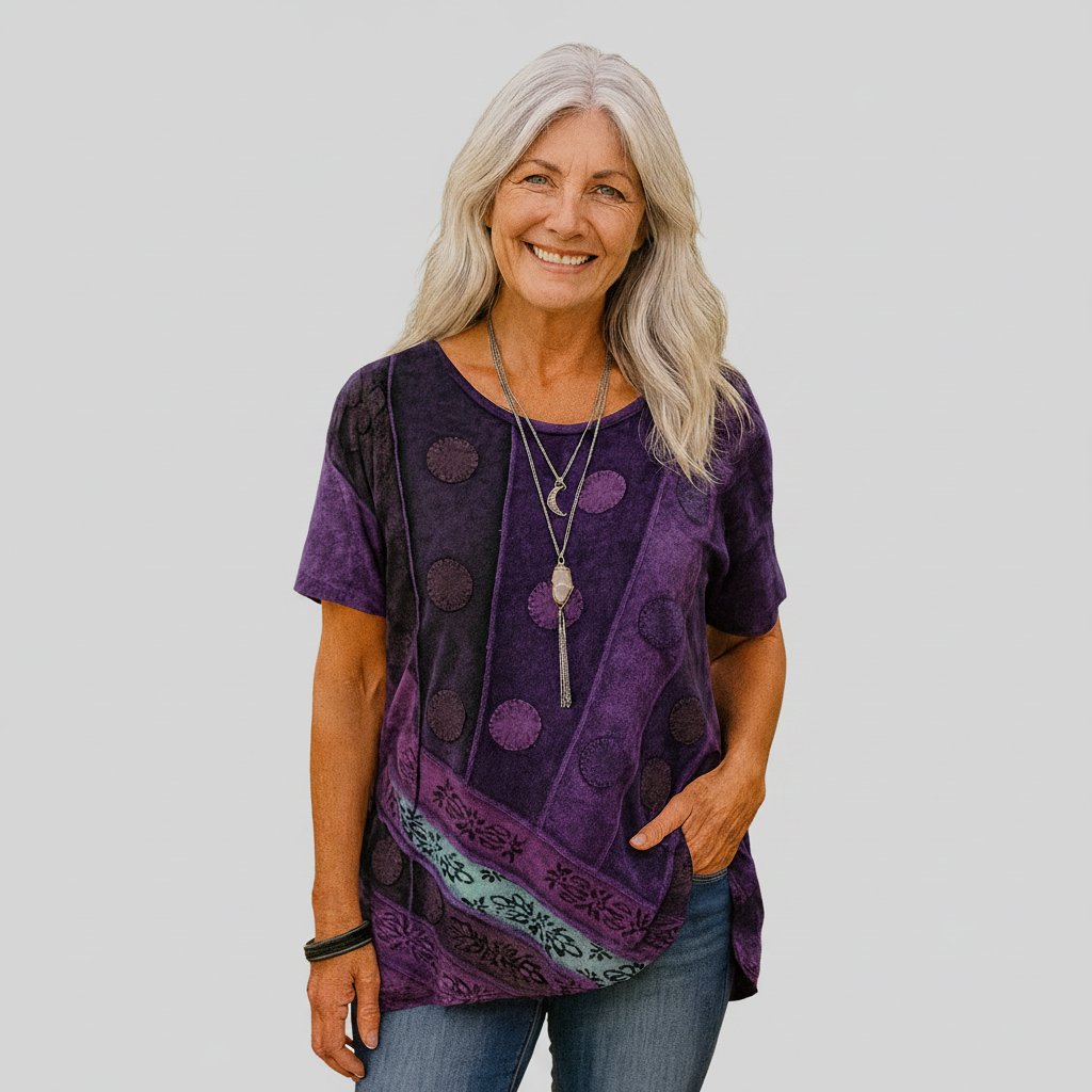 Nora - Boho Drape Top