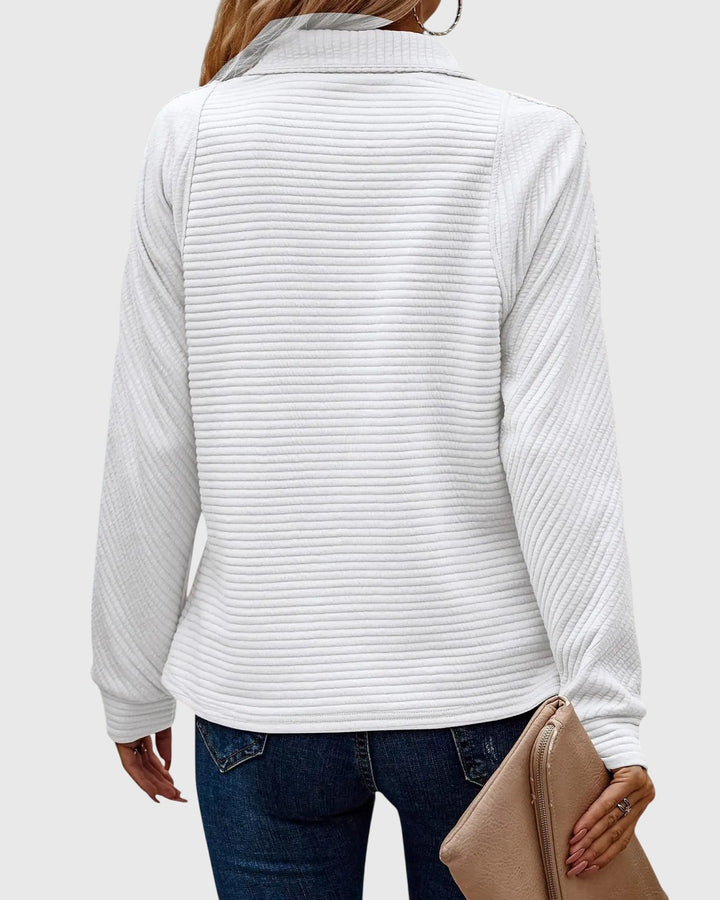 Naomi - Elegant Sweater with Zipper