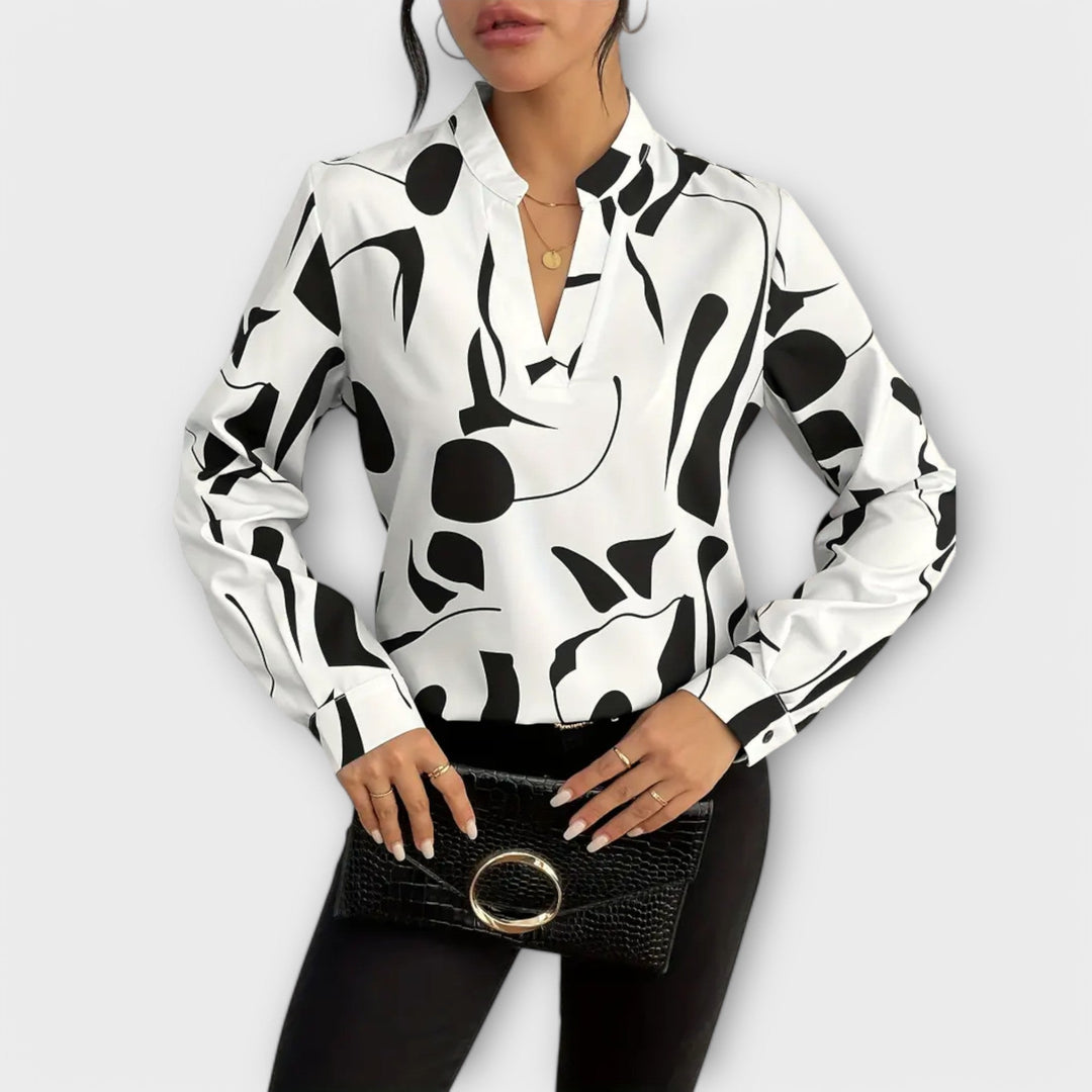 Amanda Elegant Blouse With Design