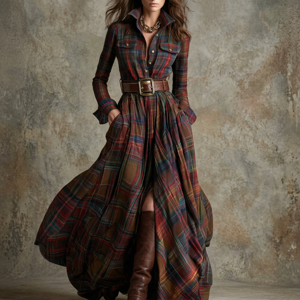 Natalie - Shirt Dress with Belt