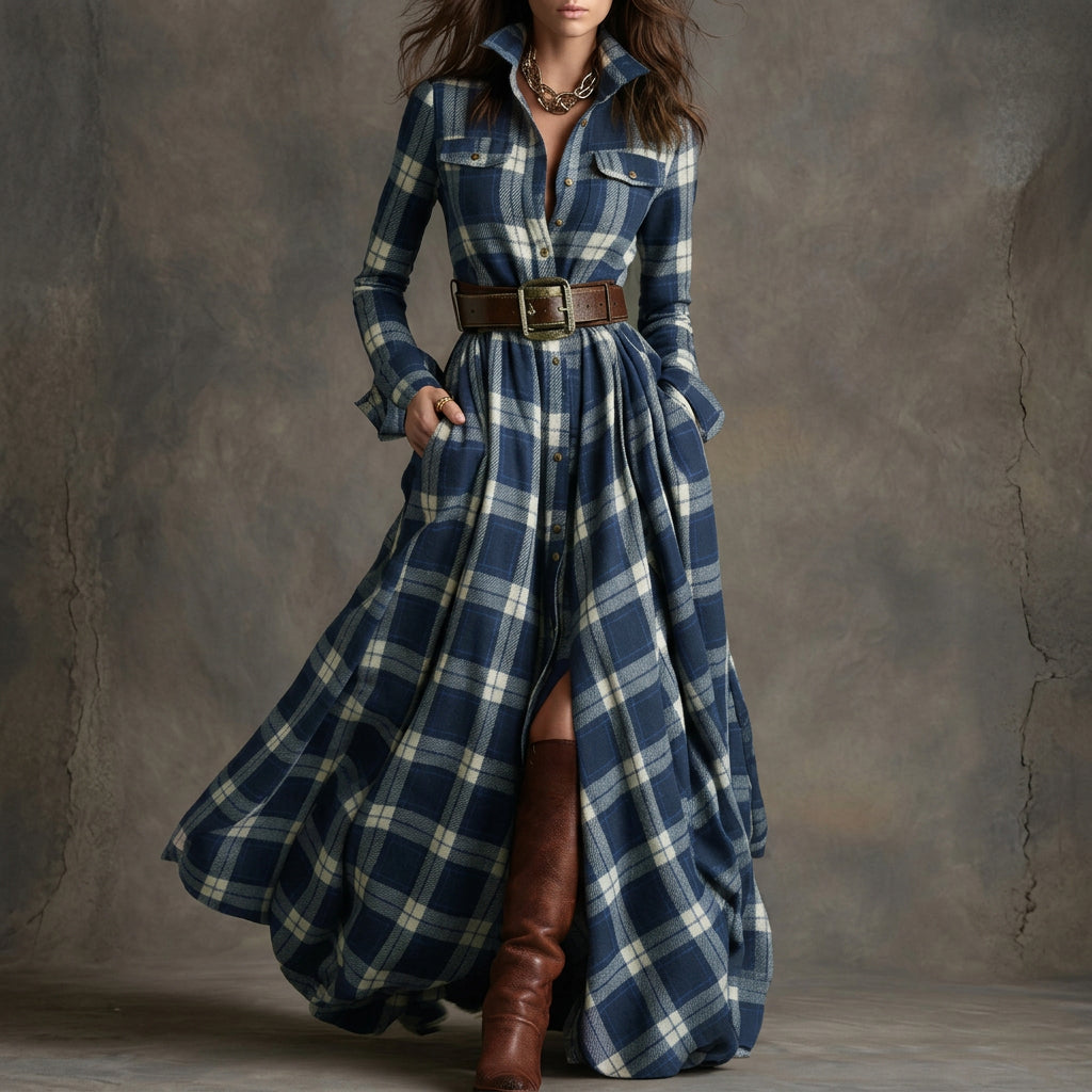 Natalie - Shirt Dress with Belt