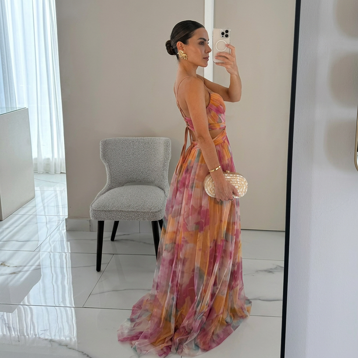Catalina - Maxi Dress with Floral Print